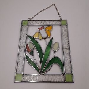 3D Stained Glass Daffodils Picture